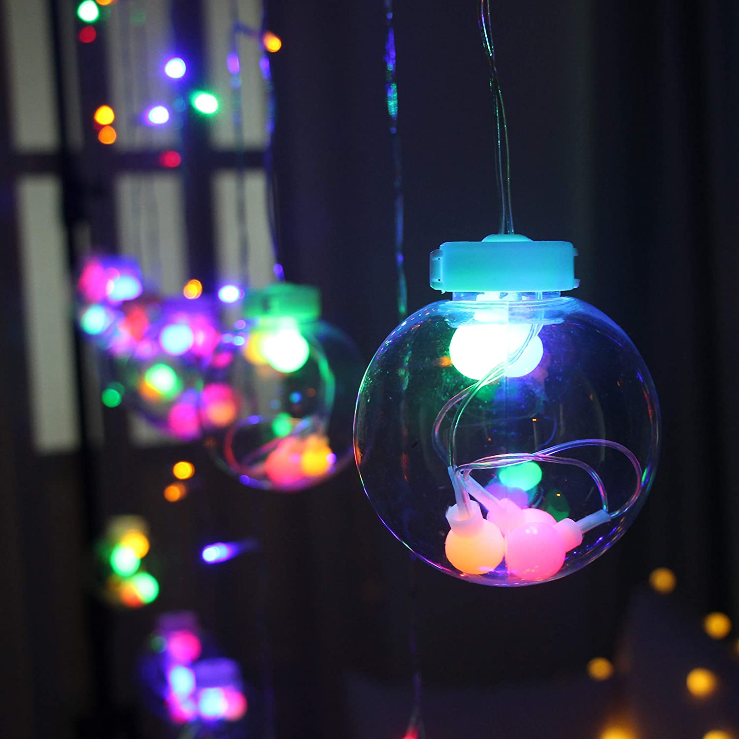 Ball Curtain LED String Lights (RGB) - Eswarr Electricals