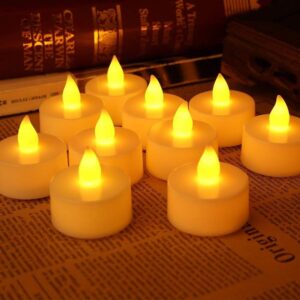 Flameless LED Tea Light Candles for Home & Festive Décor