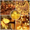 Eswarr Electricals Multicolor Crystal Ball LED String Lights for Festive Décor