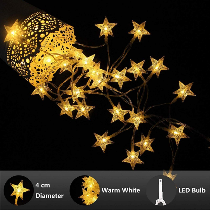 Eswarr Electricals Multicolor Star LED String Lights for Parties & Celebrations