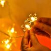 Eswarr Electricals Silicon Flower LED String Lights for Home Décor