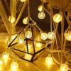 Eswarr Electricals Waterproof Crystal Ball LED String Lights for Outdoor Use