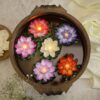 Waterproof LED Flower Floating Candles for Home & Festival Decor