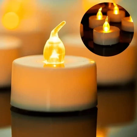 Flameless LED Candle Flickering Light for Festive ✨ (Pack of 6)