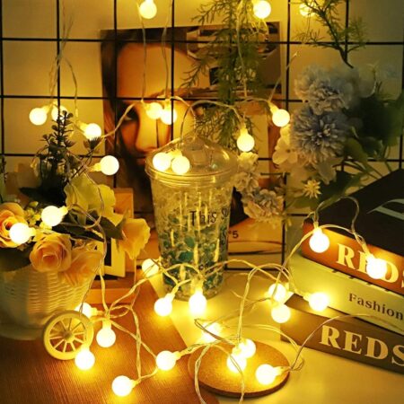 Bubble Ball LED String Lights – Festive Glow for Any Occasion